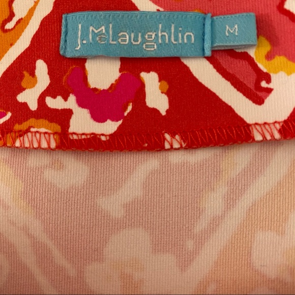 J. McLaughlin Pink and Orange Patterned Top - Picture 8 of 10